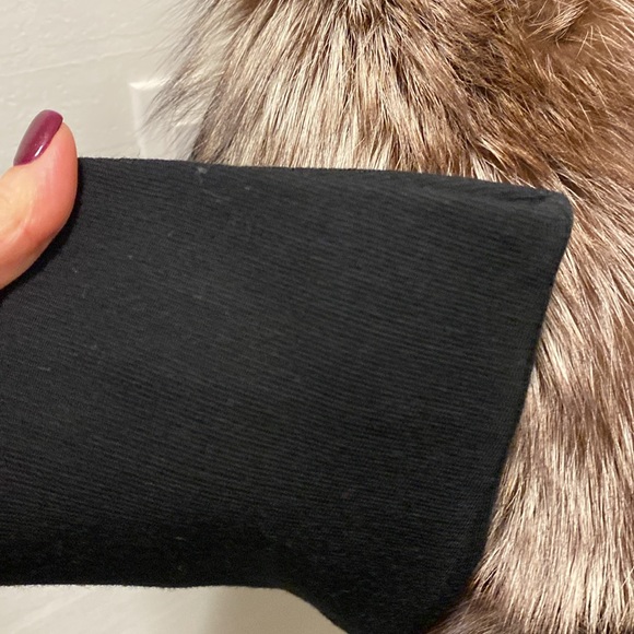 Real fox trim cardigan, XS - Picture 5 of 11